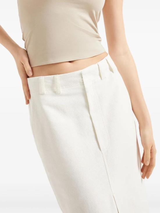  브루넬로 쿠치넬리 미디 스커트 MH534G3829C9002 - BRUNELLO CUCINELLI