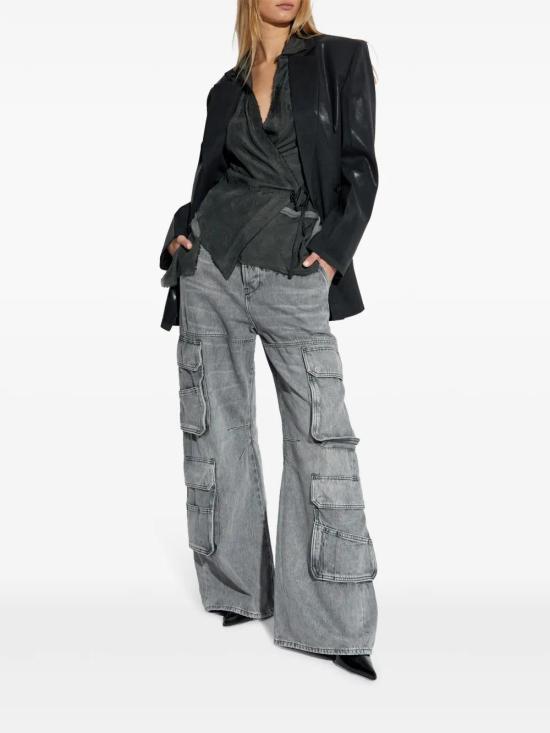  디젤 블라우스 A173110CMBB dark grey - DIESEL