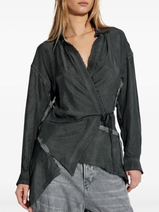  디젤 블라우스 A173110CMBB dark grey - DIESEL