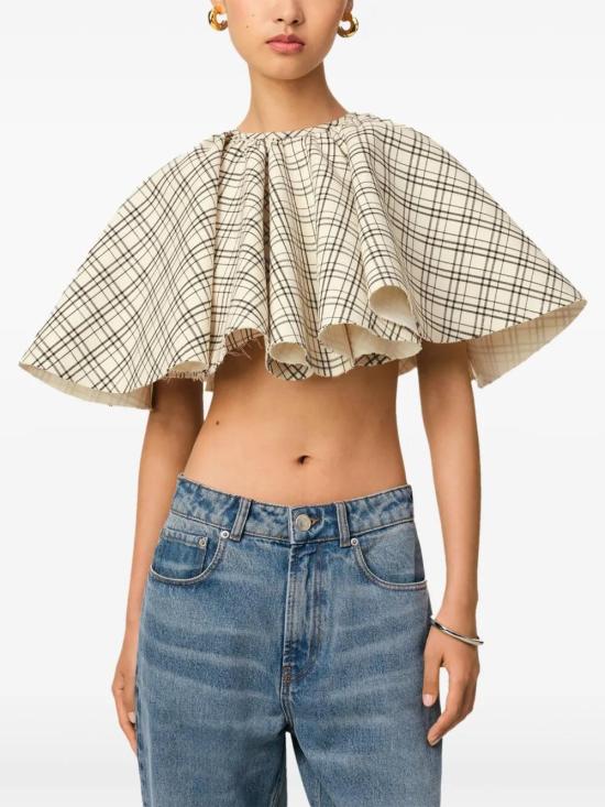  아미 반팔 티셔츠 E25FTP354WV0074 beige - AMI