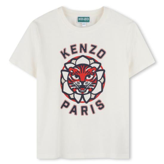 25SS [키즈] 겐조 폴로 셔츠 K61164 117 White