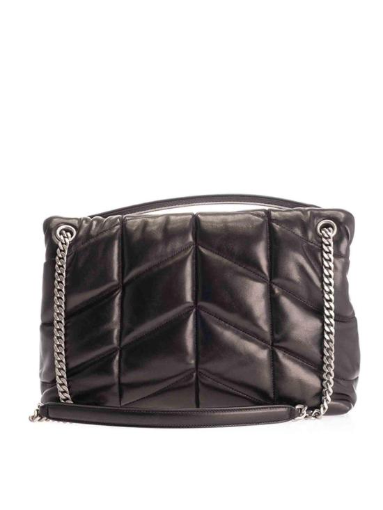 26FW 생로랑 루루 푸퍼 미디움 숄더백 5774751EL001000 BLACK - SAINT LAURENT