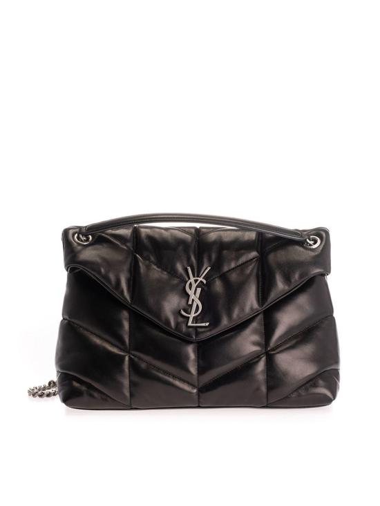 26FW 생로랑 루루 푸퍼 미디움 숄더백 5774751EL001000 BLACK