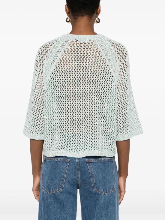  파비아나 필리피 스웨터 MAD275F117L383 green - FABIANA FILIPPI