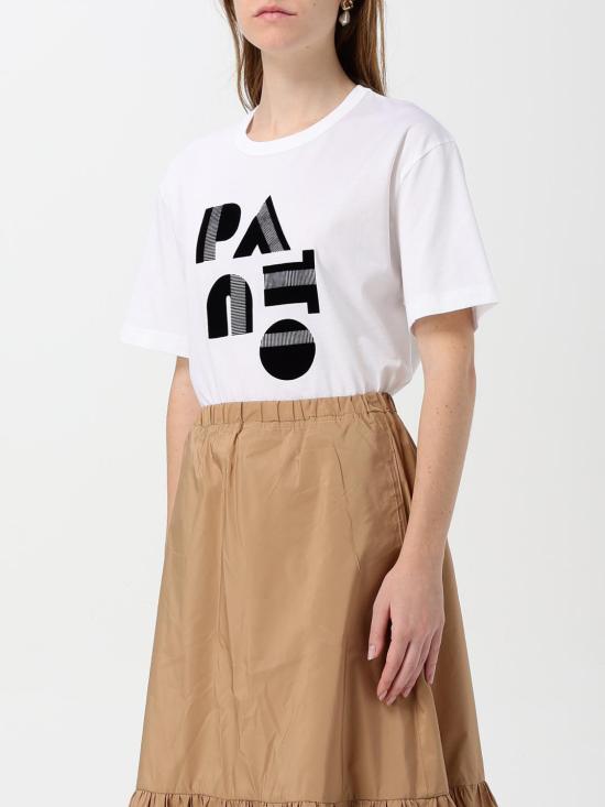 24FW 파투 반팔 티셔츠 JE1199999 001W White - PATOU