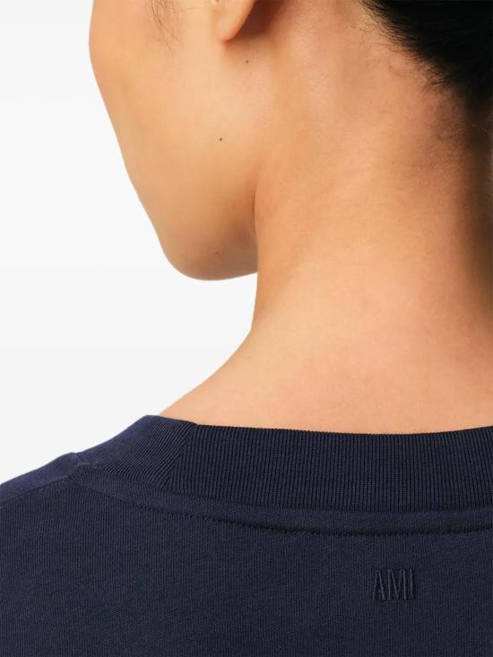  아미 반팔 티셔츠 E25FTS055726 navy - AMI