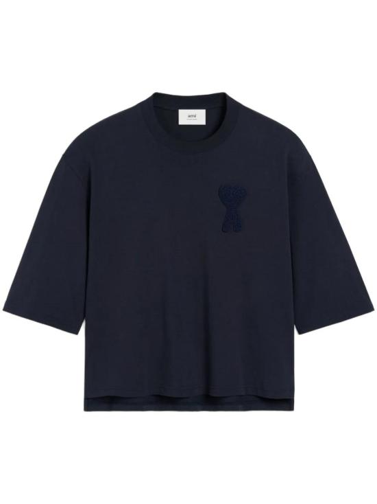  아미 반팔 티셔츠 E25FTS055726 navy