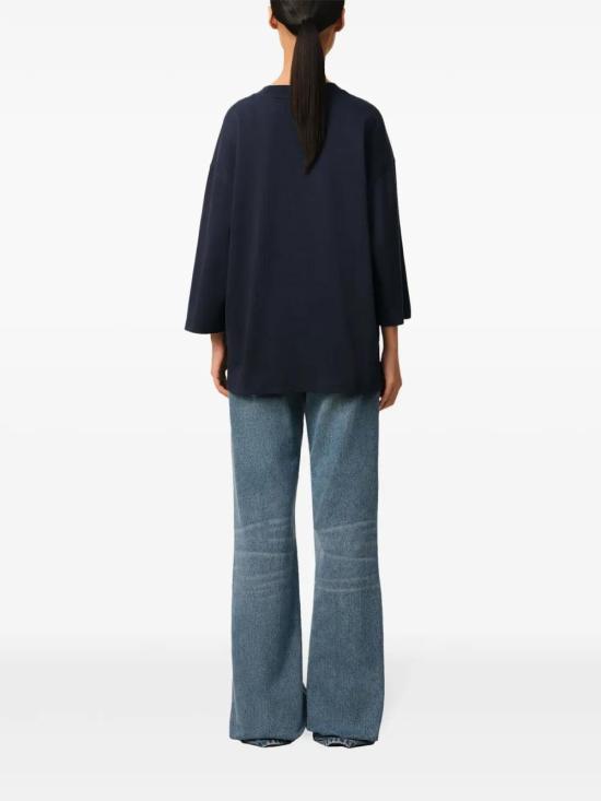  아미 반팔 티셔츠 E25FTS055726 navy - AMI