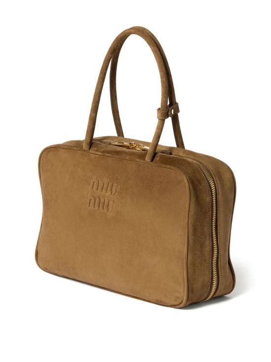  미우미우 토트백 5BB117VMON2CSS caramel - MIU MIU