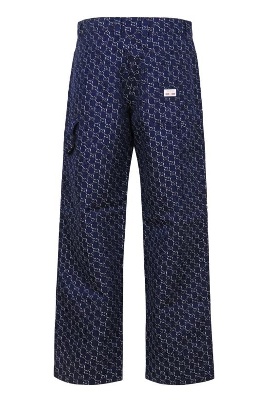 25SS 구찌 스트레이트 팬츠 814727ZAR26 4069 BLUE - GUCCI