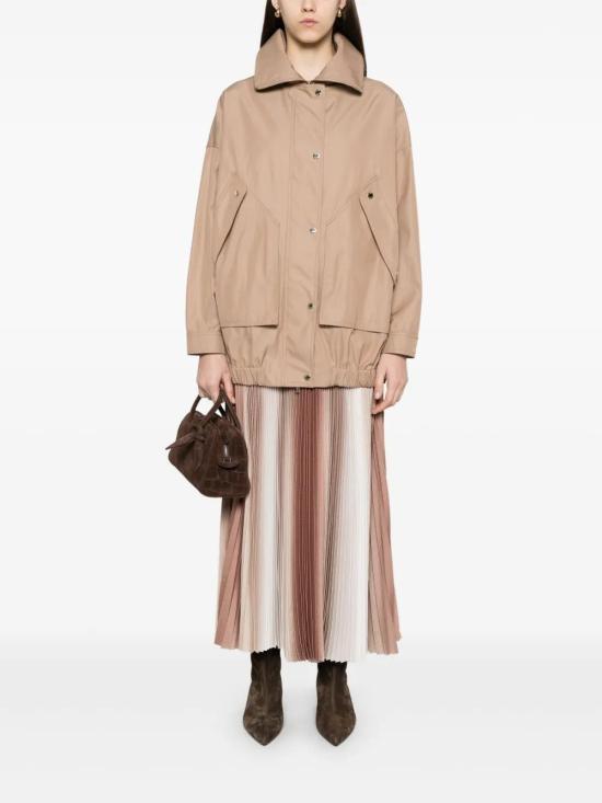  에르노 미디 스커트 GN000039D12676 brown - HERNO