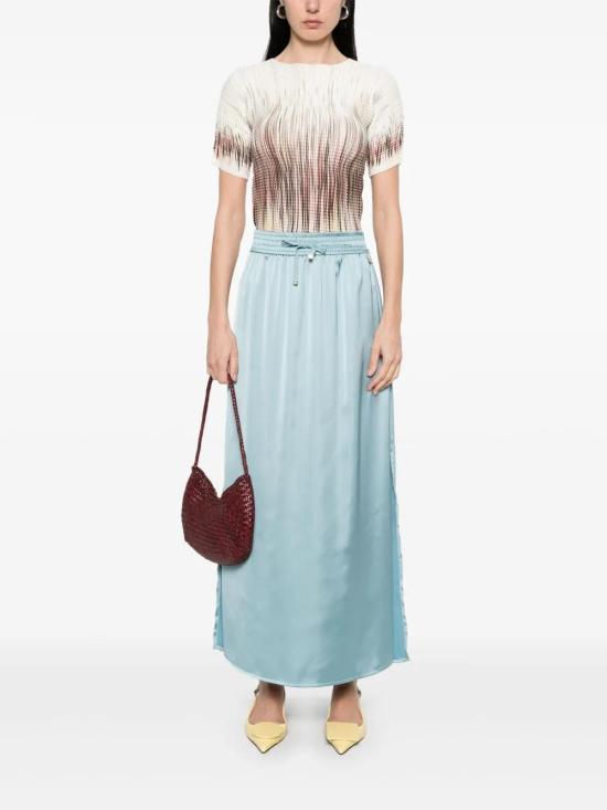  에르노 미디 스커트 GN000024D12506 turquoise - HERNO