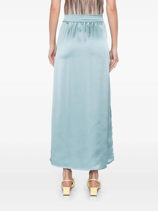  에르노 미디 스커트 GN000024D12506 turquoise - HERNO