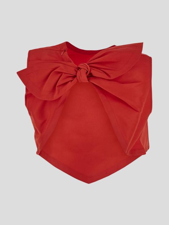 25SS 파투 민소매 티셔츠 TO1610186 310R Lipstick red - PATOU