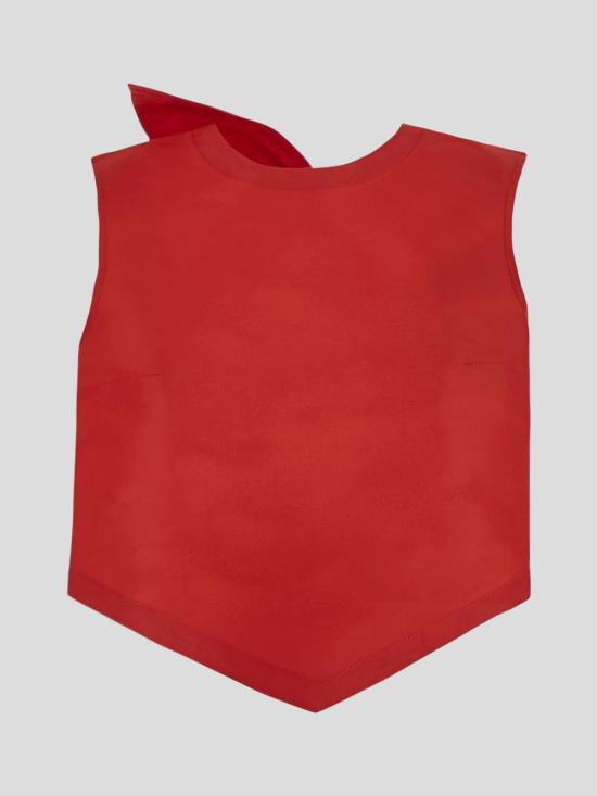 25SS 파투 민소매 티셔츠 TO1610186 310R Lipstick red