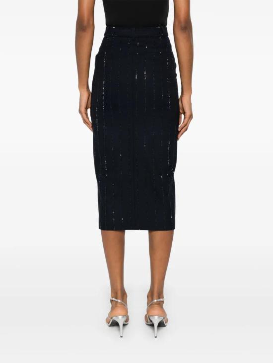  셀프 포트레이트 미디 스커트 SS25152MSK - SELF PORTRAIT