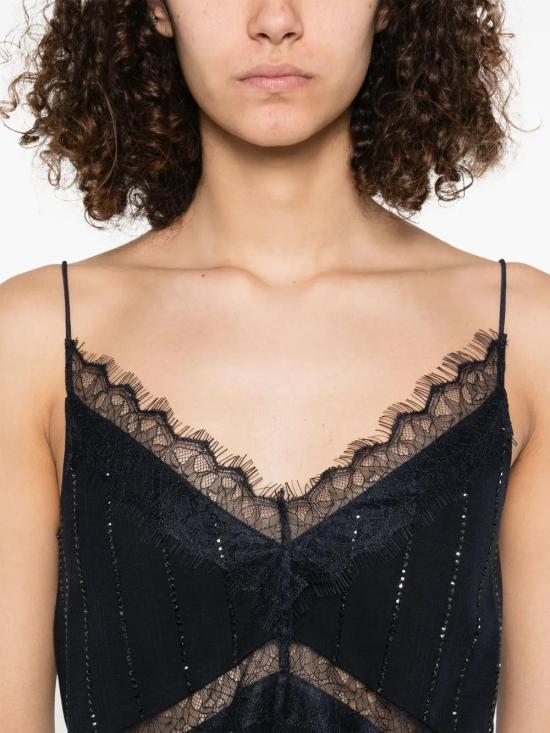  셀프 포트레이트 민소매 티셔츠 SS25152T - SELF PORTRAIT