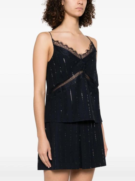  셀프 포트레이트 민소매 티셔츠 SS25152T - SELF PORTRAIT