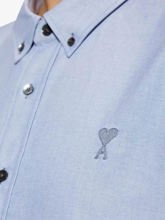  아미 셔츠 USH060CO0031 blue - AMI