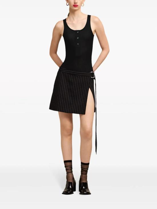  아미 민소매 티셔츠 E24FTK034JE0055 black - AMI