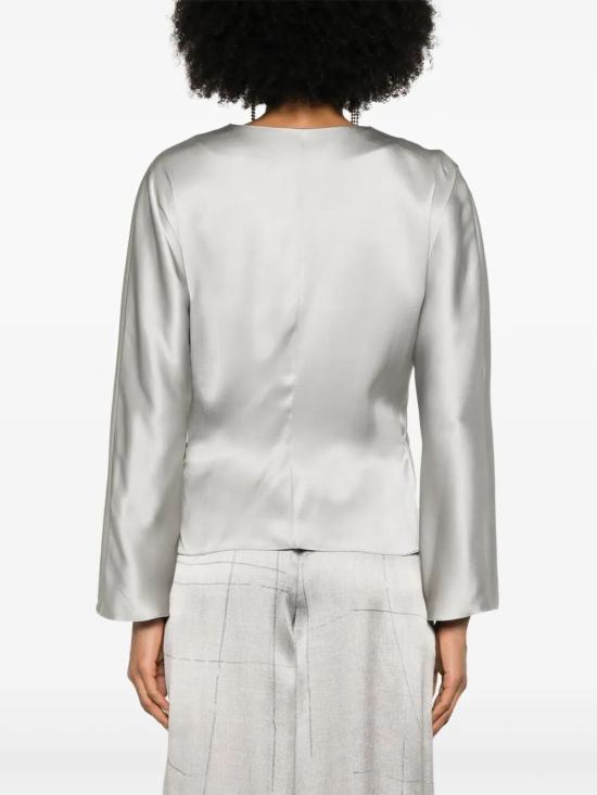 25SS 조르지오 아르마니 블라우스 GW000843 TE10101 U8045 STONE - GIORGIO ARMANI