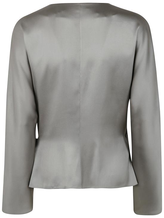 25SS 조르지오 아르마니 블라우스 GW000843 TE10101 U8045 STONE - GIORGIO ARMANI