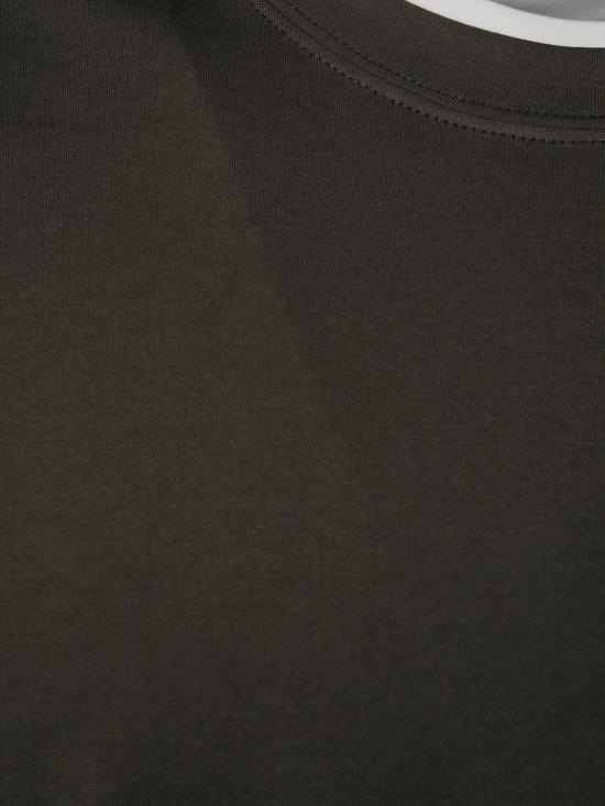 25SS 브루넬로 쿠치넬리 반팔 티셔츠 M0B137427 CAG04 COFFEE OFF WHITE - BRUNELLO CUCINELLI