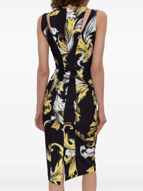 25SS 베르사체 숏 원피스 78 HAO9B3 NS636 G89 BLACK GOLD - VERSACE