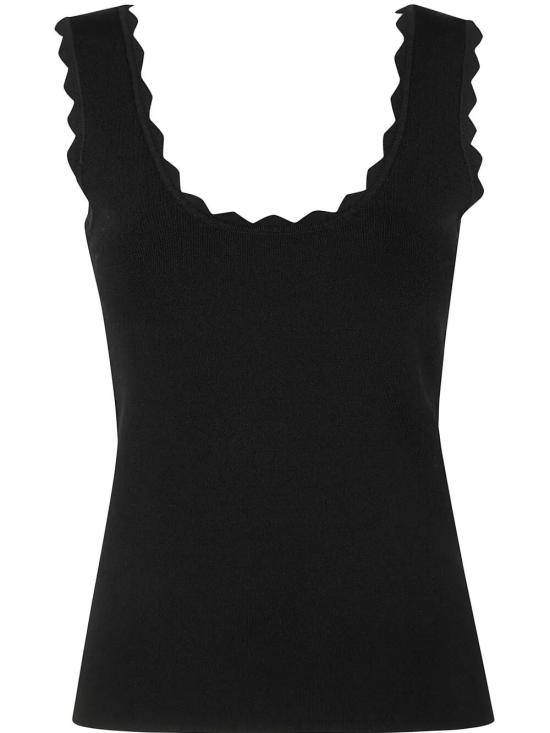 25SS 블루걸 민소매 티셔츠 RA5064MA84P 22222 BLACK - BLUGIRL