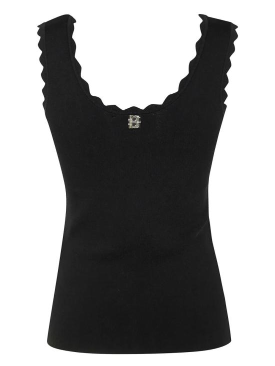 25SS 블루걸 민소매 티셔츠 RA5064MA84P 22222 BLACK - BLUGIRL