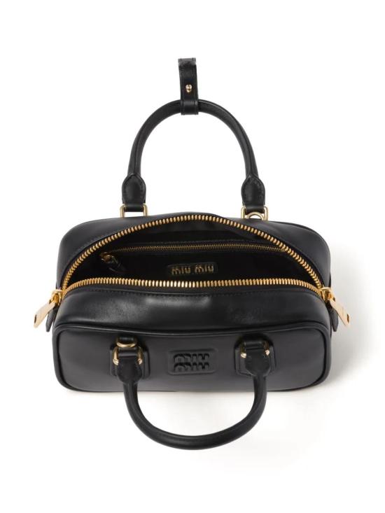  미우미우 토트백 5BB142VOOO2F8K black - MIU MIU