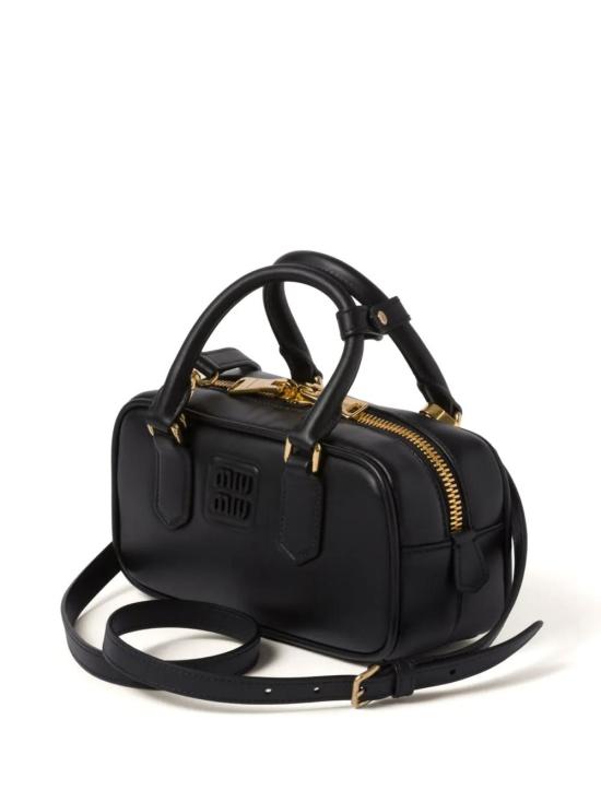  미우미우 토트백 5BB142VOOO2F8K black - MIU MIU