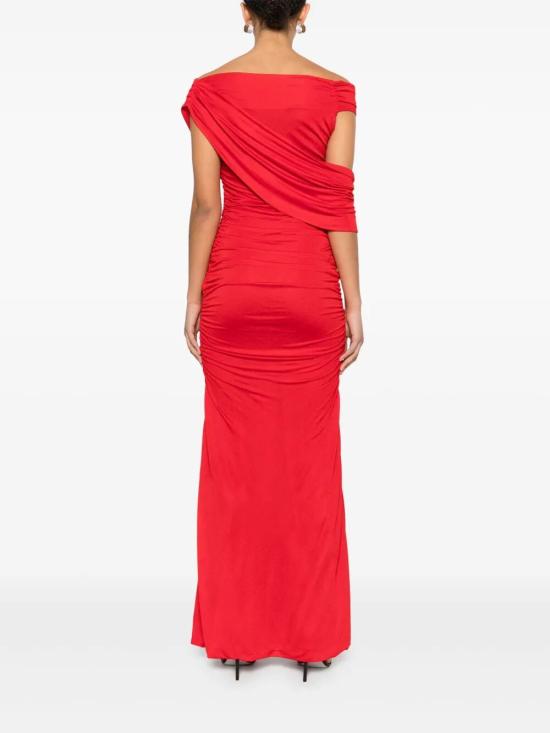 25SS 블루마린 롱 원피스 P522A644A N0313 LIPSTICK RED - BLUMARINE