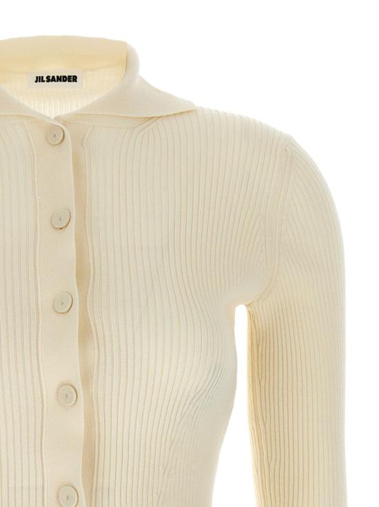 25SS 질샌더 스웨터 J02HP0031J14770105 WHITE - JIL SANDER