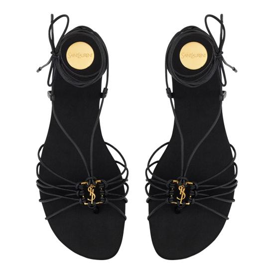 25SS 생로랑 샌들 820656 AAEOF1000 Black - SAINT LAURENT