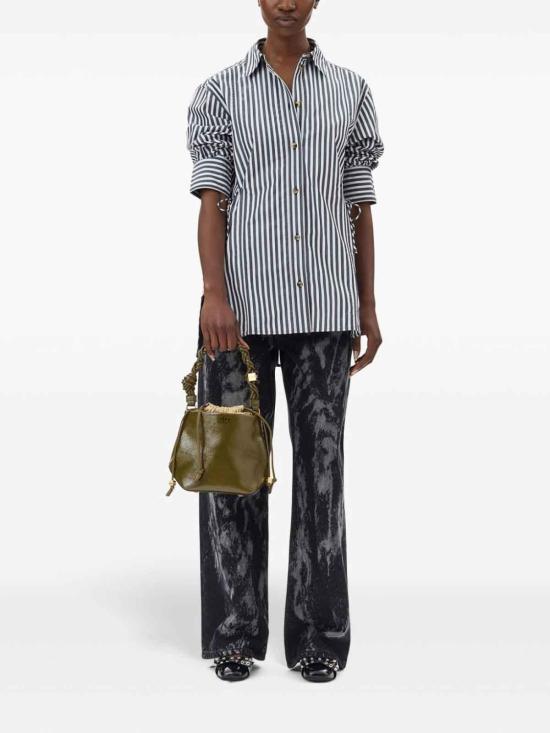  가니 블라우스 W0096099 Black - GANNI