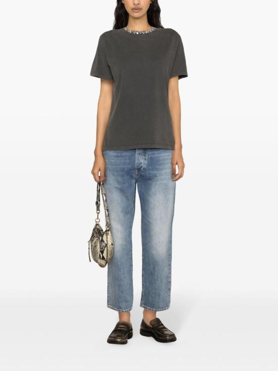 25SS 골든구스 반팔 티셔츠 GWP01220 P00067060318 Grey - GOLDEN GOOSE