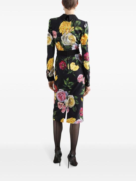 25SS 돌체앤가바나 미디 원피스 F6TLDT FSRPHHN5IY Pink - DOLCE & GABBANA