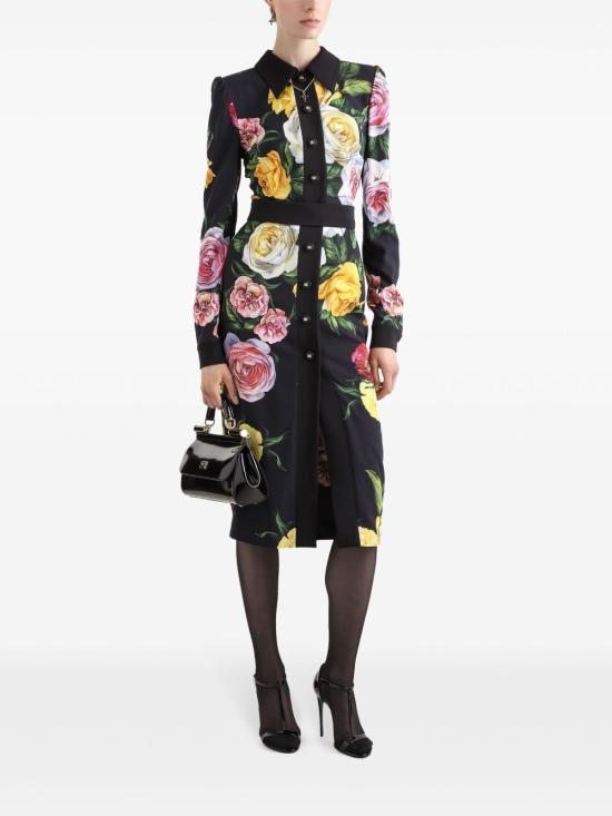 25SS 돌체앤가바나 미디 원피스 F6TLDT FSRPHHN5IY Pink - DOLCE & GABBANA