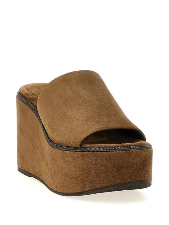  브루넬로 쿠치넬리 뮬/슬리퍼 MZSFG1996C7495 - BRUNELLO CUCINELLI