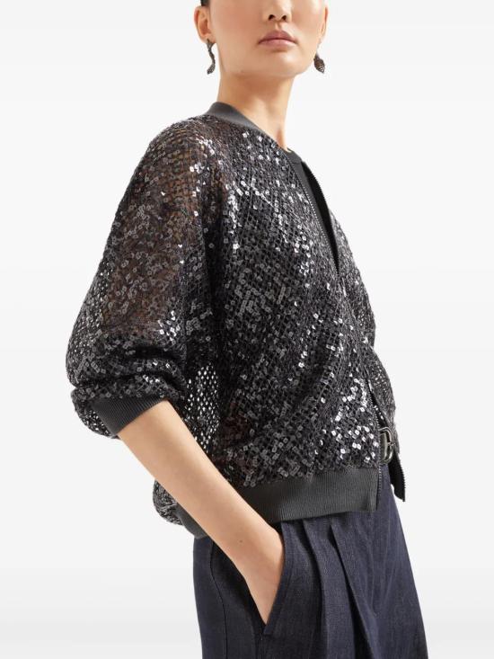  브루넬로 쿠치넬리 봄버 자켓 MRTR20916CYD30 - BRUNELLO CUCINELLI