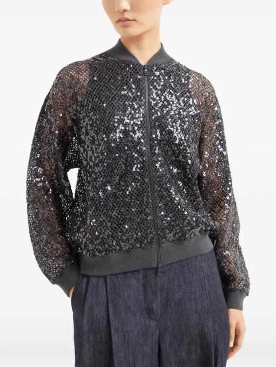  브루넬로 쿠치넬리 봄버 자켓 MRTR20916CYD30 - BRUNELLO CUCINELLI