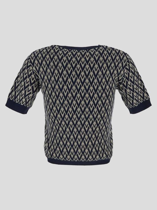 25SS 발렌티노 가라바니 반팔 티셔츠 6B3KC62X92M R0H CREMA NAVY - VALENTINO GARAVANI