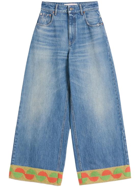 25SS 발렌티노 가라바니 데님 팬츠 6B3DD18U94U 558 Medium blue denim