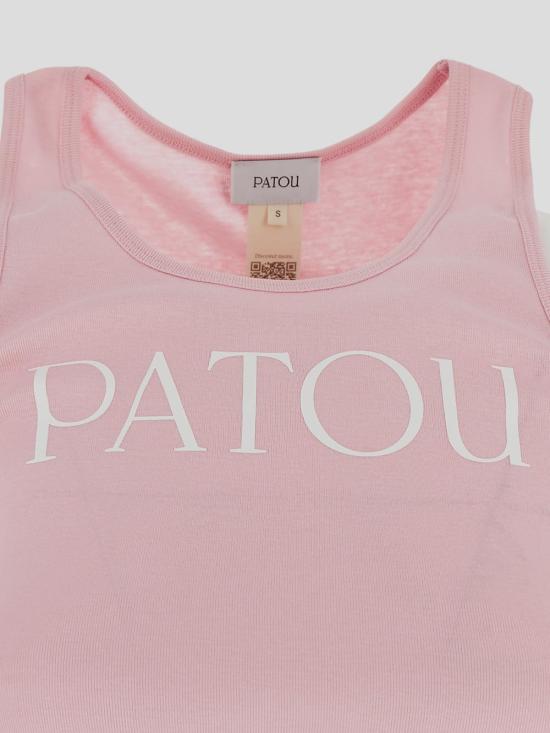 25SS 파투 민소매 티셔츠 JE0159994 457P Primrose Pink - PATOU