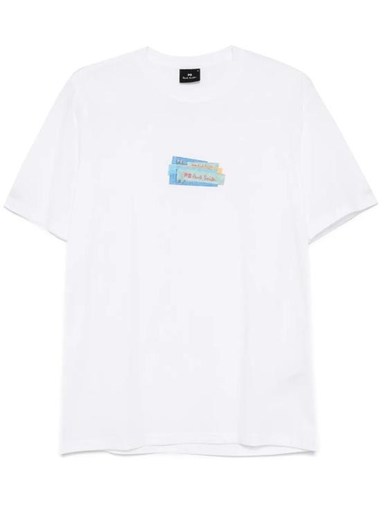 25SS PS 바이 폴스미스 반팔 티셔츠 M2R 011R PP5128 01 WHITE