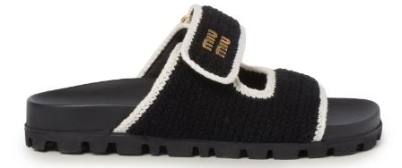 25SS 미우미우 플랫 슈즈 5XX641 F 010 2CQ2 F057Z