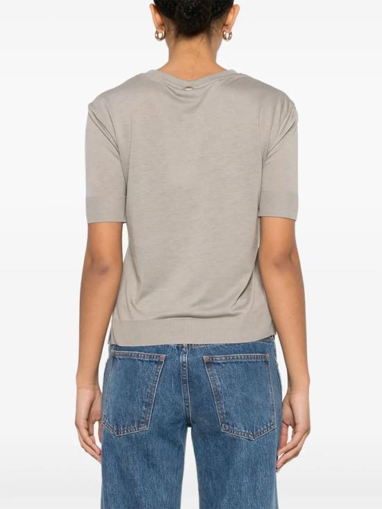  에르노 반팔 티셔츠 JG000223D52056 taupe - HERNO