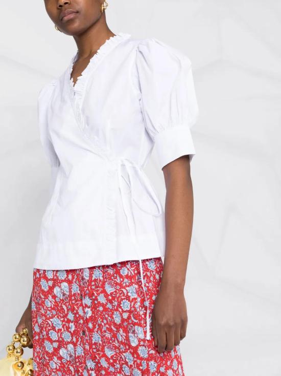  가니 블라우스 F6832 white - GANNI