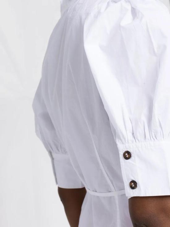  가니 블라우스 F6832 white - GANNI